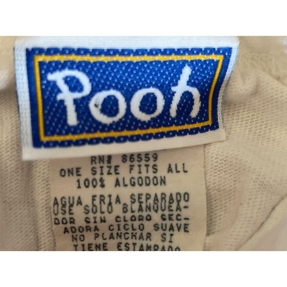 90s Vintage POOH-Winnie the Pooh Tank Top One Size Fits Most - Picture 5 of 7
